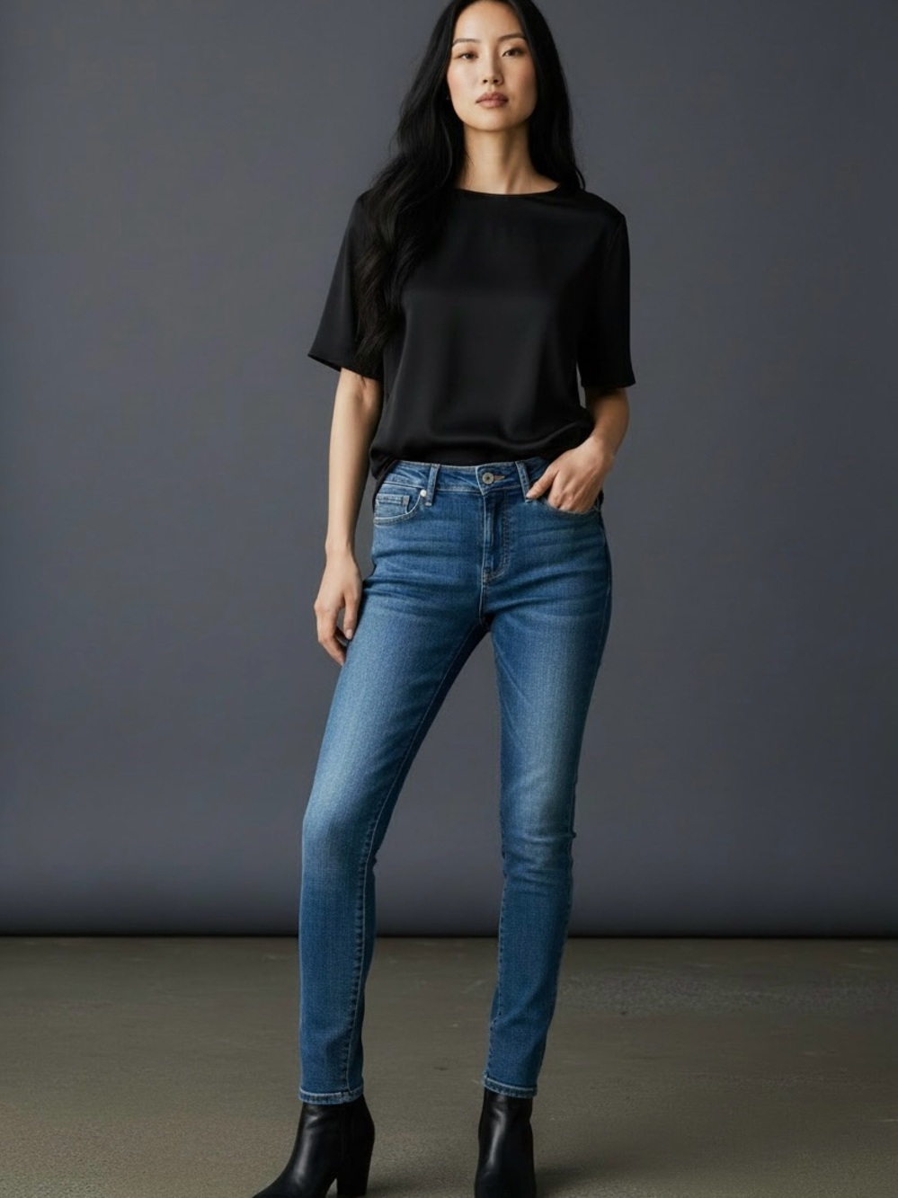 Lucky Brand Lolita Skinny Jeans Dark Wash Size 0 / 25 Regular